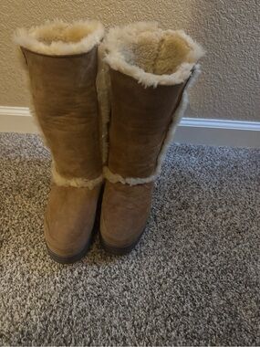 Women's Tall Shearling-Lined Winter Boots - Chestnut Sundance II 5325 W6